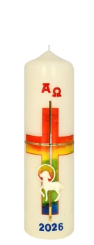 Ostertischkerze 220/60 mm, Dek. 3413